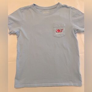 Light Blue Floral Kentucky Derby Pocket Tee